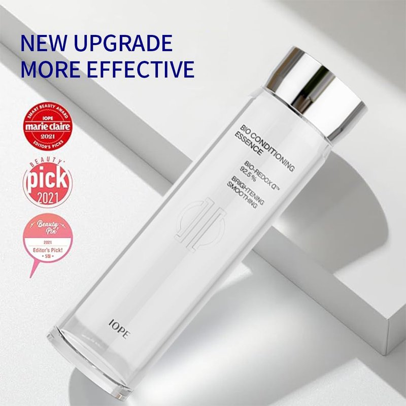 IOPE Bio-Conditioning First Step Essence | Fast Absorbing Korean Facial Toner for Sensitive Skin, Intensive Hydration & Smoothing, Anti-Oxidant and Purification, Daily Glow Skincare, 2.84 Fl Oz.