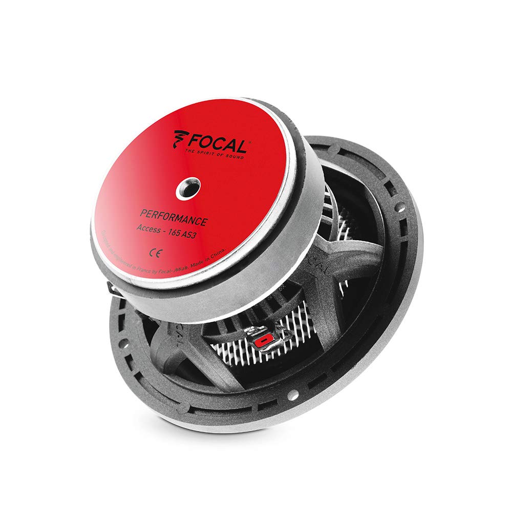 Focal 165AS3 6.5” 3-Way Component kit, RMS: 80W - MAX: 160W