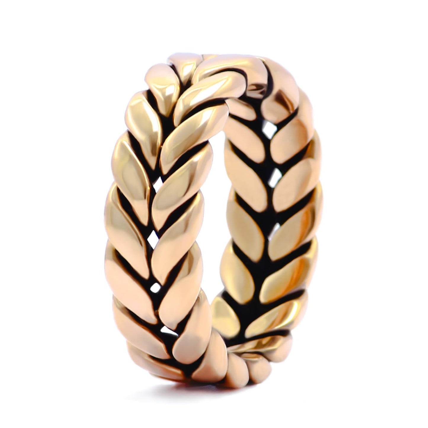 Krishnaa Jewels Pure Copper Braided Twist Eternity HandCrafted Ring Gift Jewelry for Men and Women (11)