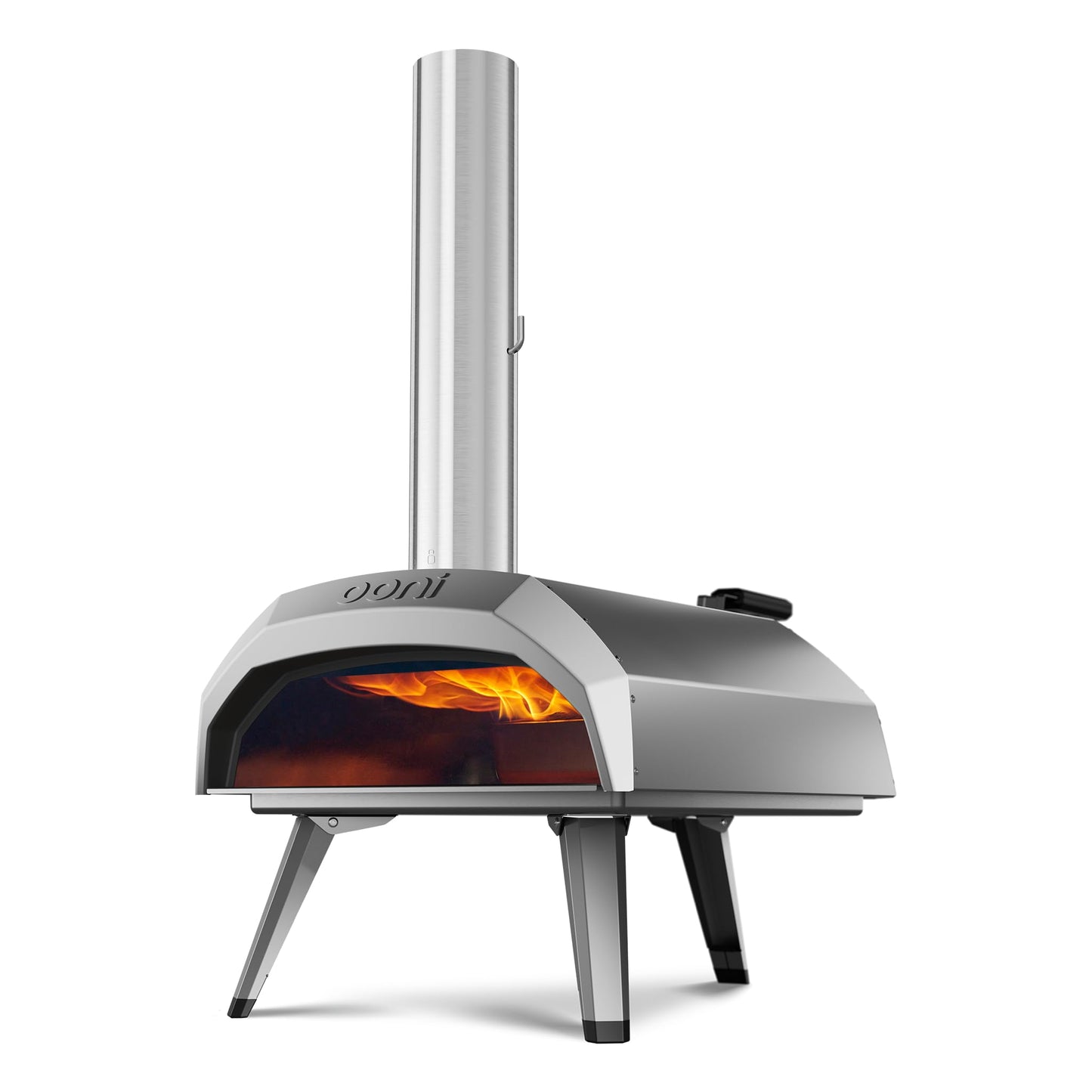 Ooni Karu 12 Multi-Fuel Outdoor Pizza Oven – Reaches 950°F and Cooks 12 Inch Pizzas and More in 60 Seconds - Portable Wood and Gas Grill with Pizza Stone, Dual Fuel Ooni Pizza Oven