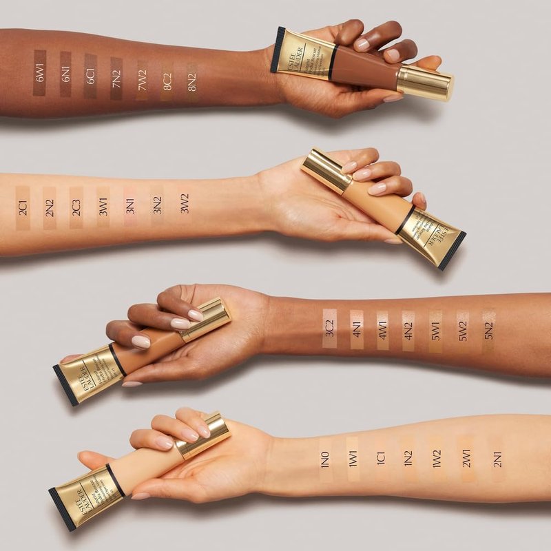 Estée Lauder Futurist Hydra Rescue Moisturizing Foundation Makeup SPF 45 for a 12-Hour Glow, 1.2 Fl Oz, 8C2 Intense Java
