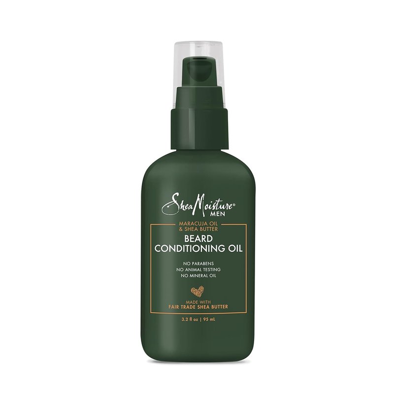 SheaMoisture Beard Wash & Conditioning Oil - Deep Clean & Refresh with Shea Butter | 6 oz Full Beard Detangler