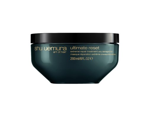 shu uemura art of hair ultimate reset extreme repair mask - formulated with japanese rice extract to reduce split ends and breakage, deeply conditions and nourishes very damaged hair, 6 fl oz