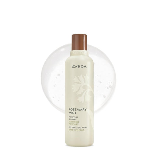 Aveda Rosemary Mint Purifying Shampoo | Clarifying Shampoo | Gently Removes Buildup, Adds Shine | For Normal to Oily Hair, Fine to Medium Hair | Invigorating Aroma| 97% Naturally Derived*, 8.5 Fl Oz