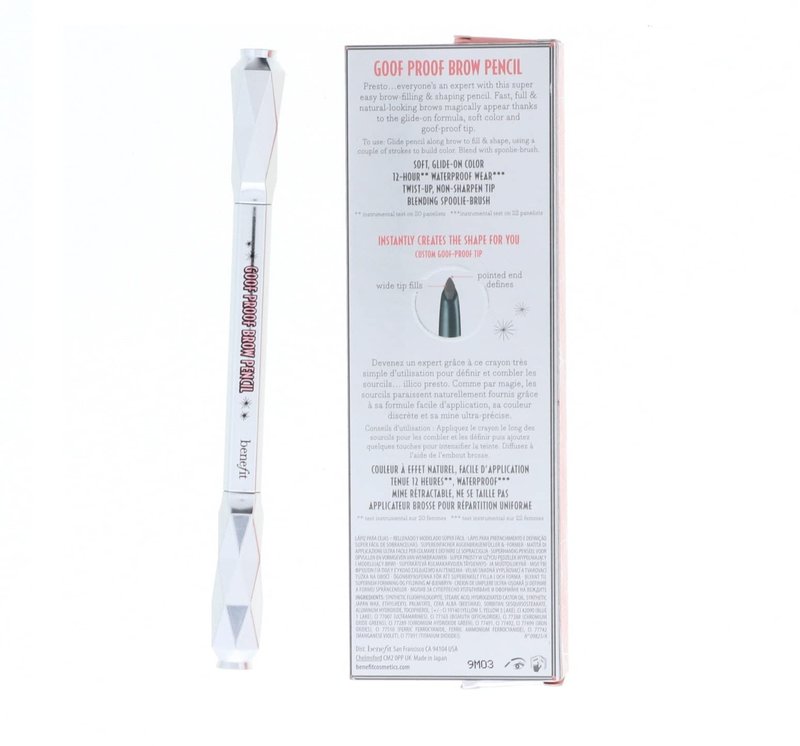 Benefit Cosmetics Goof Proof Brow Pencil Easy Shape & Fill - DLX size 0.01 oz. Shade, 03 Medium