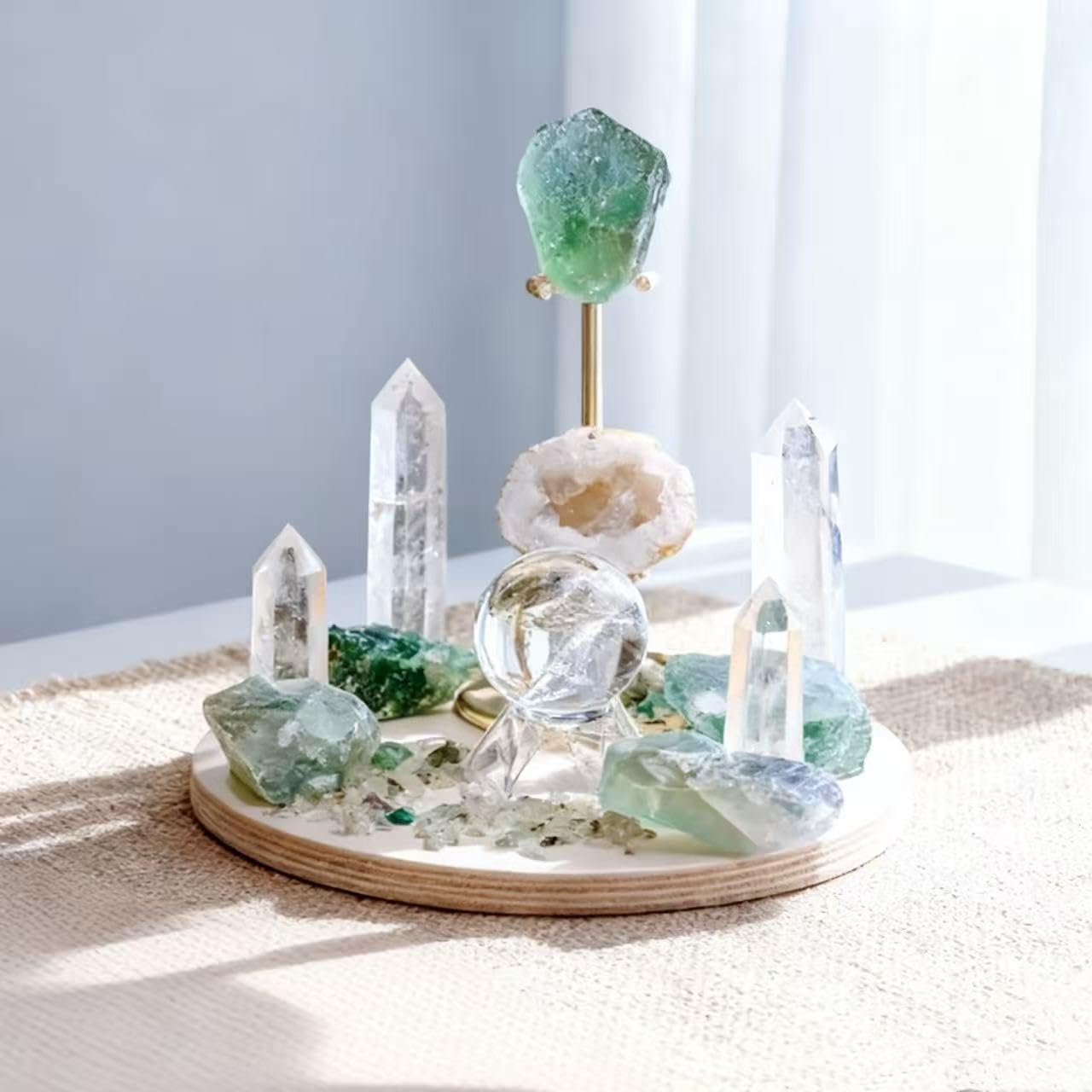 Sulanvi Bulk Raw Citrine Crystals - Beginner DIY Healing Crystal Set,1.2-2.0”Natural Unpolished Gemstones for Terrarium, Meditation, Tarot, Grids, Aroma Stone, 0.45lb (Labradorite-L)