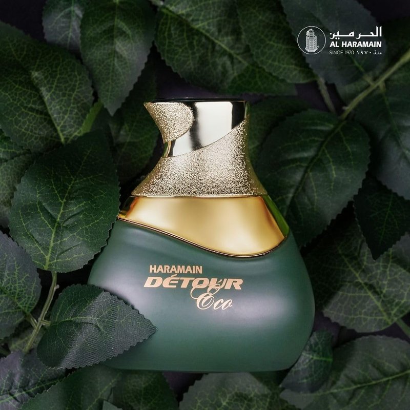 Al Haramain Detour Eco Eau de Parfum Spray for Unisex, 3.4 Ounce