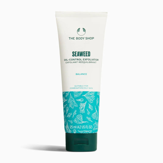The Body Shop Seaweed Exfoliating Cleanser, For Oily and Combination Skin, Vegan, 4.2 Fl Oz