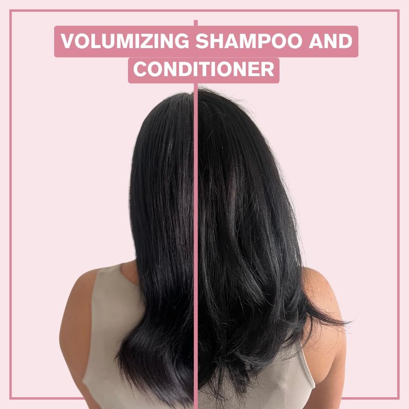 Alcôve - Volumizing Shampoo & Conditioner Duo - Fine and Thin Hair - Sulfate-Free - Lightweight Volume - Evening Primrose Oil - Mango Extract - Argan Oil - Anti-Frizz - Color-Safe - 10 ounces