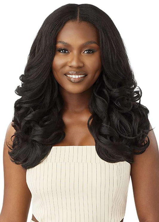 Outre Big Beautiful Hair - Leave Out Wig - Dominican Body Curl 20" (NATURAL BLACK)
