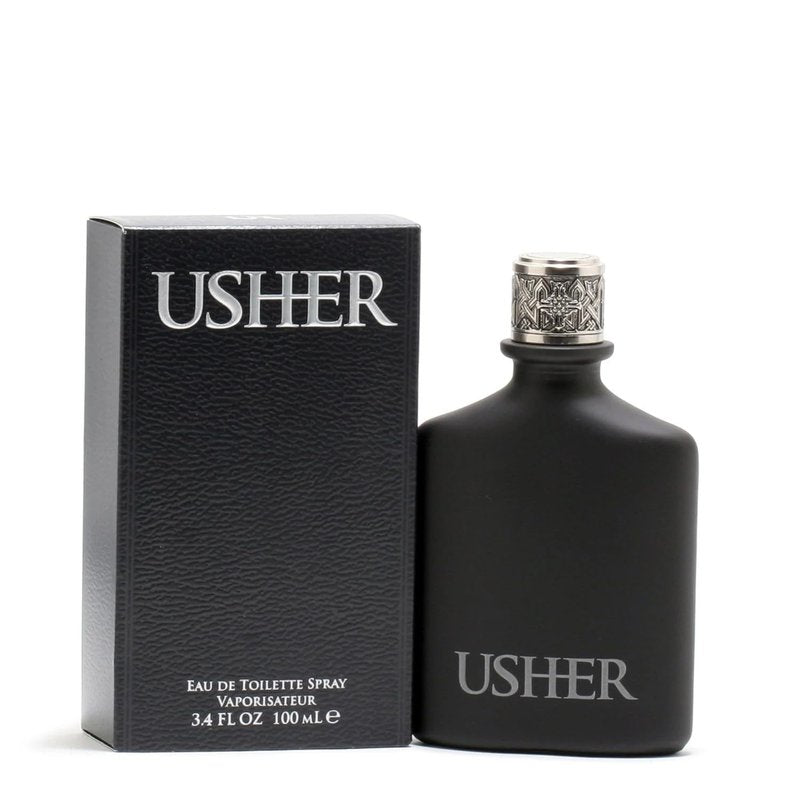 Usher Eau de Toilette Spray for Men, 3.4 Ounce