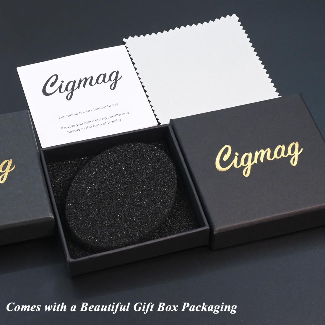 Cigmag 9X Magnetic Rings for Women, with Powerful Magnets, Adjustable Solid Pure Copper (Copper Plum & Fishtail)