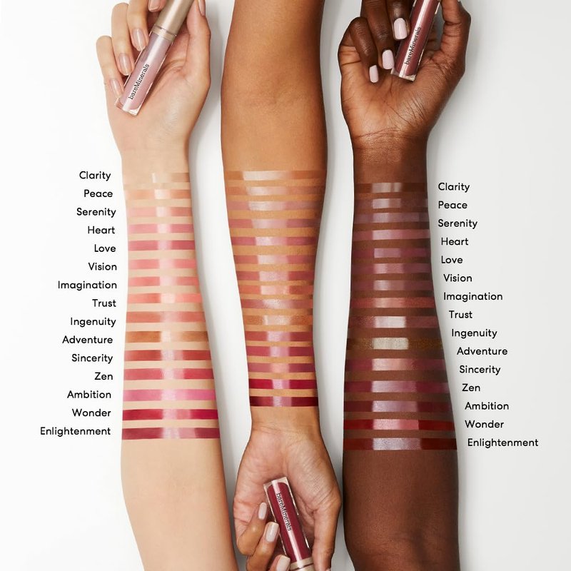 bareMinerals Mineralist Lip Gloss-Balm, Peace, Vegan, Cruelty-Free & Dermatologist-Tested