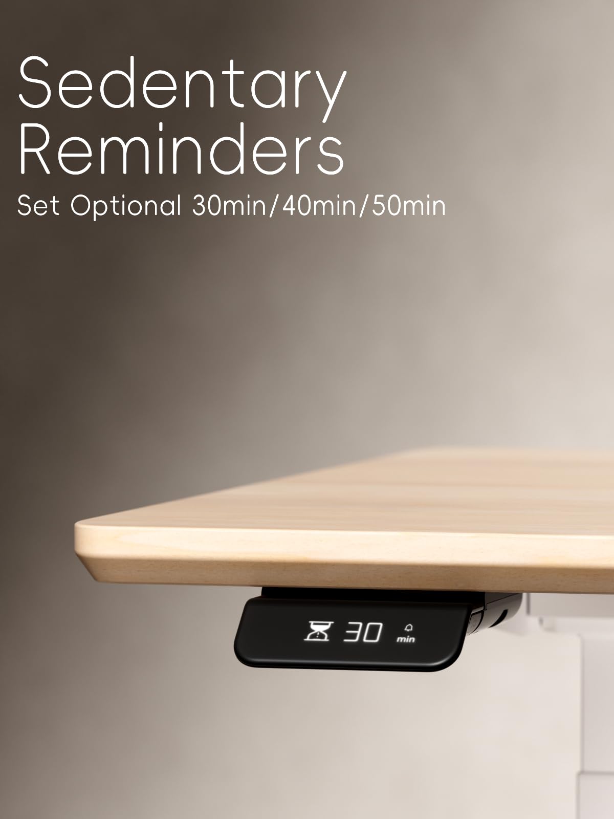 Standing Desk Frame 2 Stages with Smart Paddle Controller.Gyroscope Sensitive to collisions.Heavy Duty Adjustable Desk Frame for 40 to 72 inch Table Tops,Dual Motor,Load 275 lbs.White
