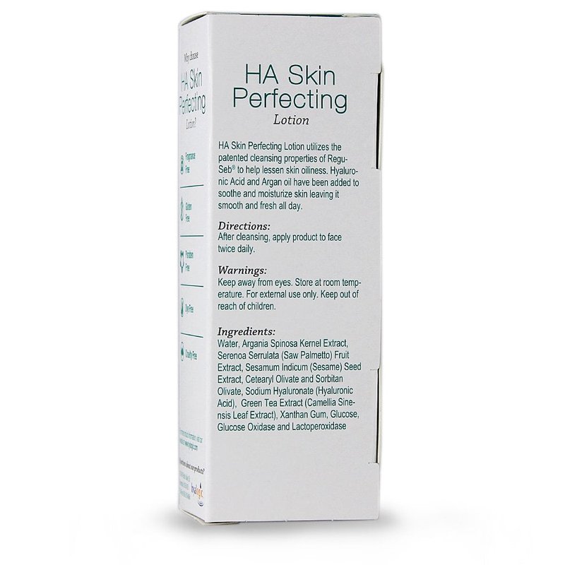 Hyalogic Episilk Hyaluronic Acid Skin Perfecting Lotion - Hydrating Face Moisturizer to Regulate Skin Oiliness - Hyaluronic Acid Moisturizer with Argan Oil Fl 1 Oz
