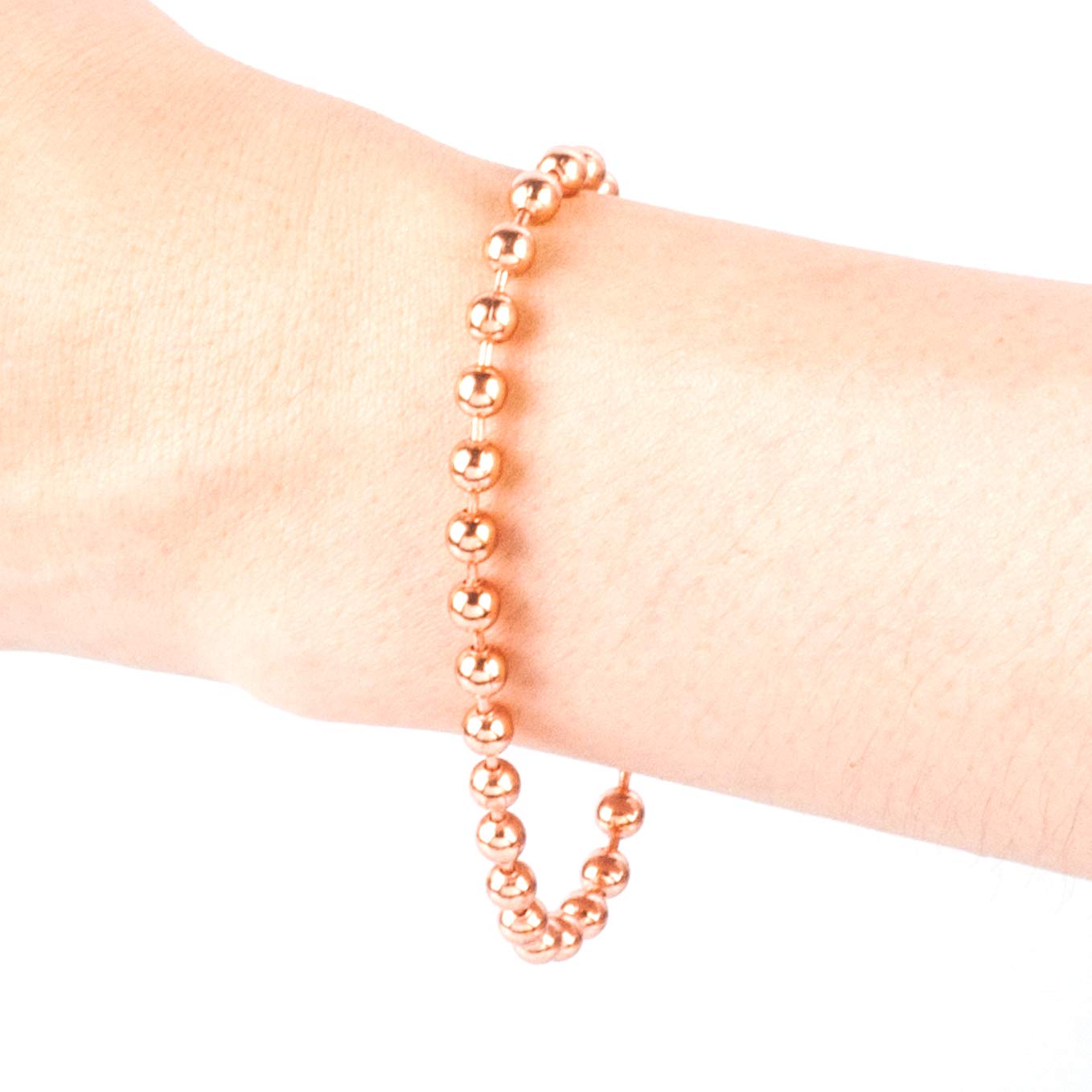 SBC Pure Copper Bracelet for Men or Women – 7.5 Inch Length – Single Strand Wellness Jewelry for Joint Comfort