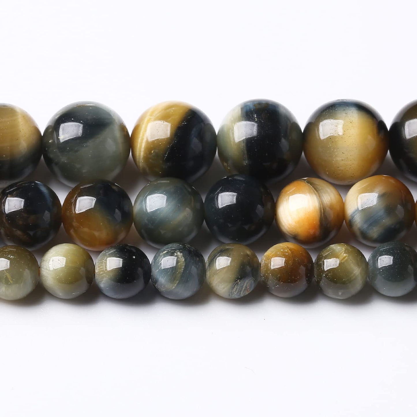 60PCS 6MM AAA Dreamlike Tiger Eye Stone Beads Natural Gemstone Bead Crystal Healing Energy Jewelry Making DIY 15 inches