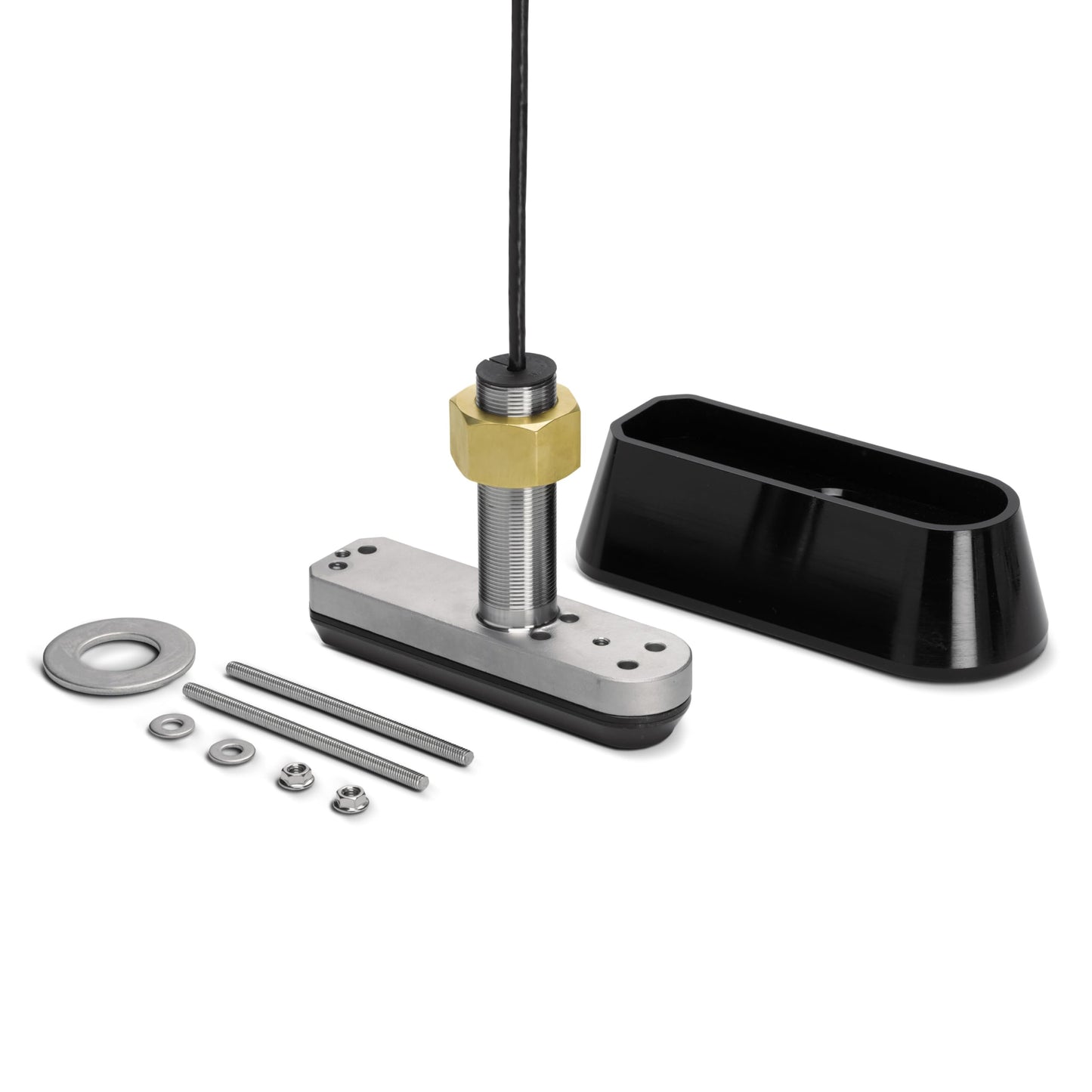 Humminbird Thru-Hull Temperature Transducer with MEGA Side/Down Imaging+ and Dual Spectrum Chirp Sonar – SSTH 14 HW MSI+ T