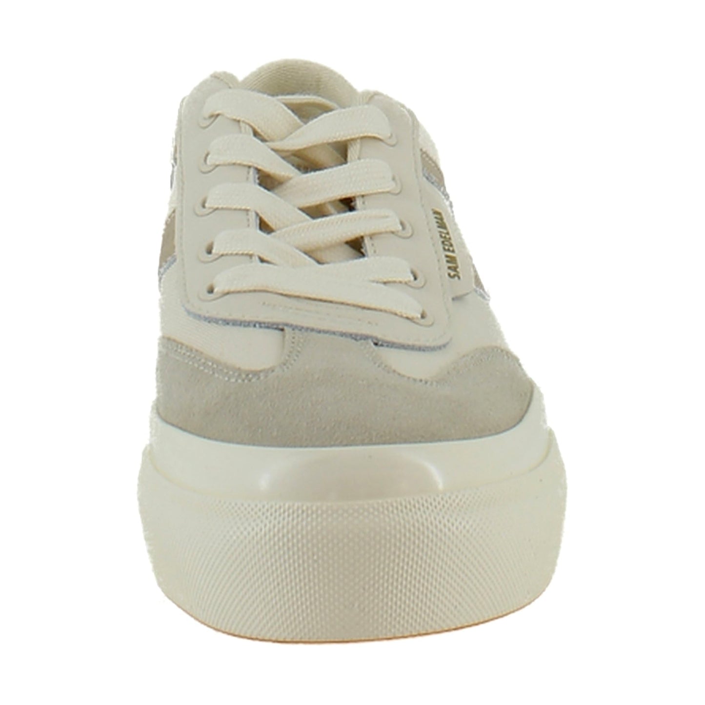 Sam Edelman Women's Simone Sneaker Ivory/Lily White/Gold Leaf 9.5 Medium