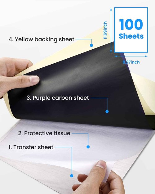 Phomemo M08F Tattoo Printer & 110 Pcs Tattoo Paper