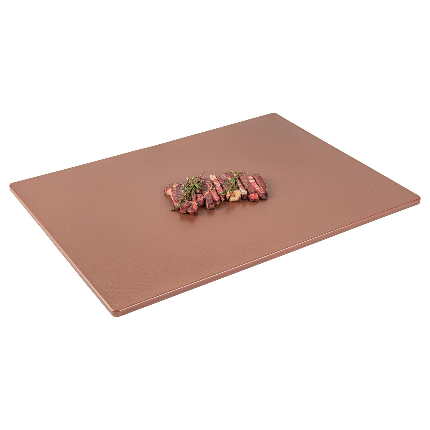 Restaurantware-RW Base 24 x 18 Inch Cutting Boards, 10 Color Coded Chopping Boards - No Scratch, Dishwashable, Brown Plastic Cutting Board Mats, No Odor, Durable, No Slip, Reversible, For Cooked Meat