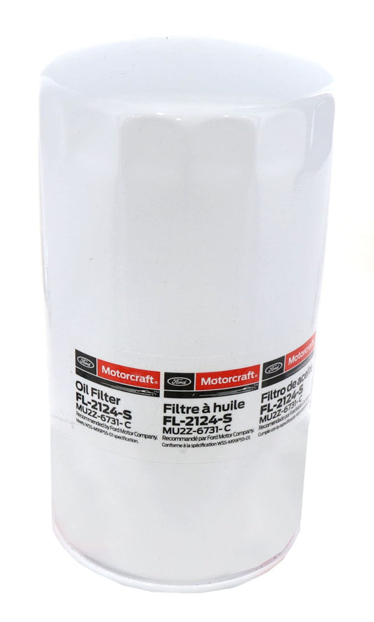Motorcraft Engine Oil Filter- FL-2124-S (Replaces FL-2051-S/FL-2051) (OE Replacement for Ford: (Super Duty: 11-26 F-250/F-350/F-450, 11-25 F-550, 21-25 F-600) and (16-19 & 21-26 F-650/F-750) Vehicles)