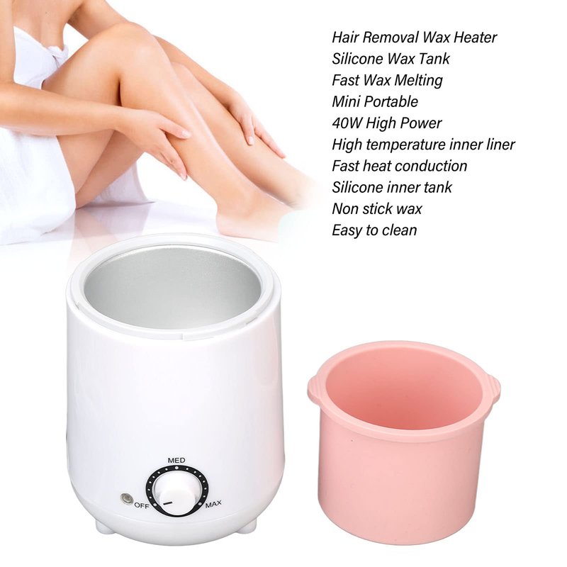 Paraffin Wax Machine, Quick Heating Paraffin Wax Warmer Moisturizing Kit, Soothing Relief with Parrafin Hot Wax At Home Paraffin Wax Bath, Silicone Inner (US Plug)