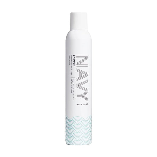 NAVY HAIR CARE Skipper Thickening and Volumizing Hair Spray | Flexible Hold with Buildable Volume for Fine, Thin Hair | Brushable Finish, Humidity Resistant, Fast-Drying | 10 Oz