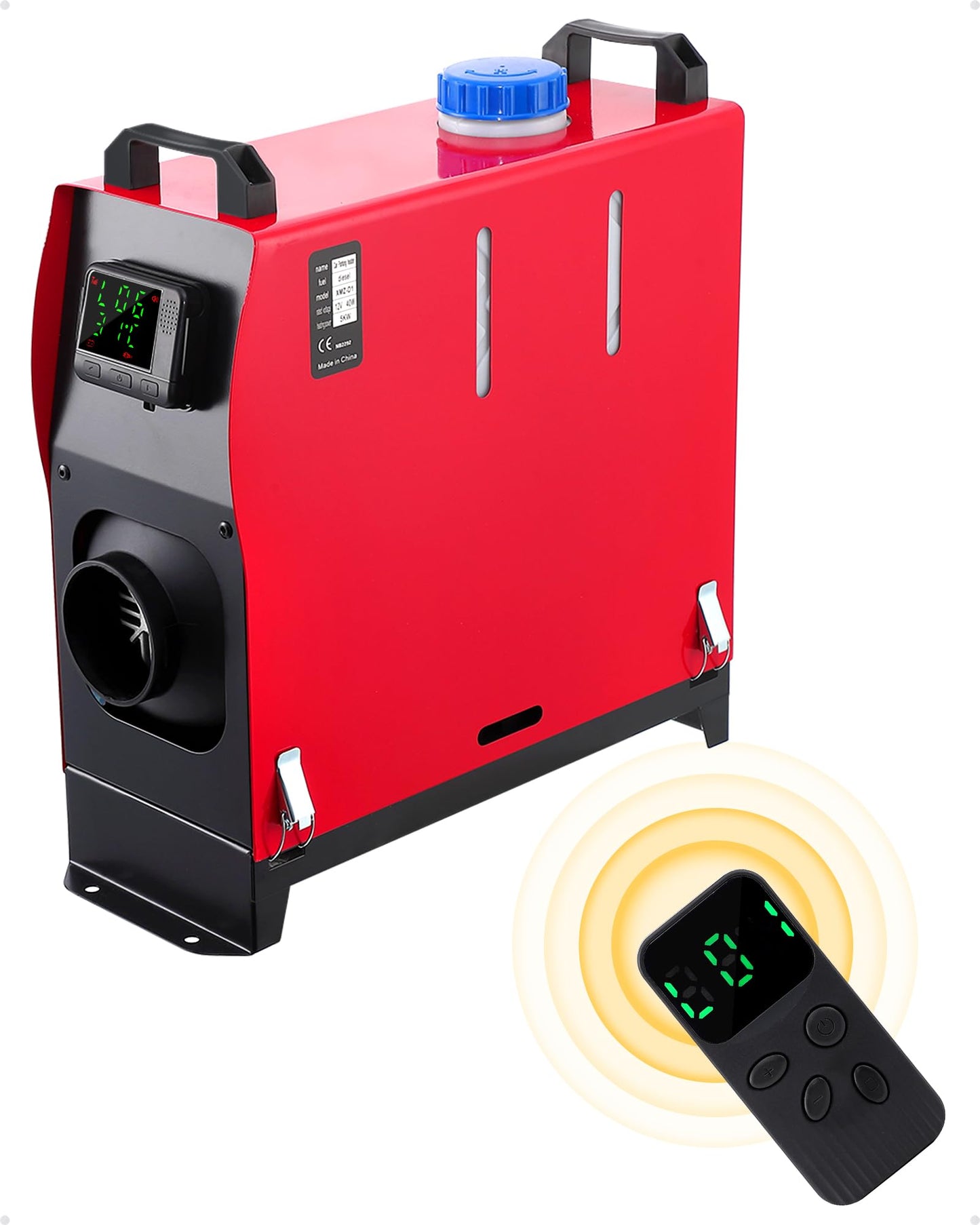 DEXSO 8KW Diesel Air Heater All in One 12V Parking & Camping Heating with LCD Display & Remote Control,Fast Heating for RV Truck, Boat, Bus, Car Trailer, Motorhomes, Caravans