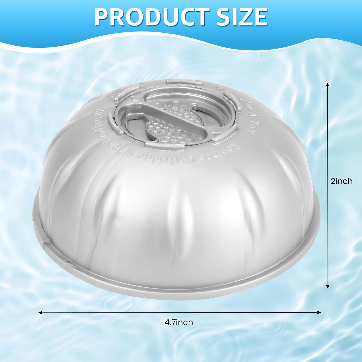 wixseed Hot Tub Cartridges Copmatible with Frog Ease Floating System Ideal up to 600 Gallons,3 Packs-Pro Series