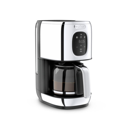 All-Clad, Majestuo Stainless Steel Coffee Maker, Keep Warm Function, 1000 Watts, Programmable Timer, Removable Water Tank, Silver