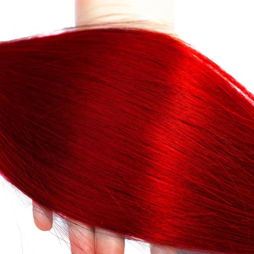Condescension Brazilian Red Human Hair Bundles 16 18 20 Inch Straight 3 Bundles Human Hair 100% Unprocessed Remy Brazilian Virgin Weave Hair Red for Women