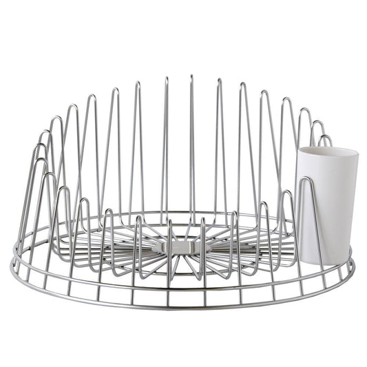 Alessi APD04 "A Tempo" Dish Drainer, Silver