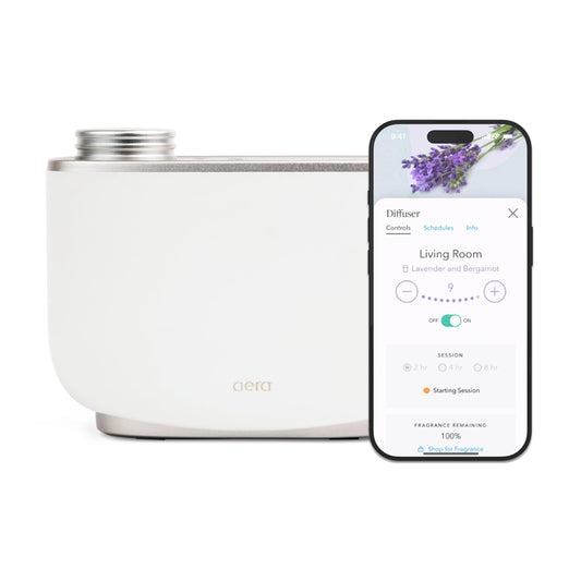 Aera Home Essential Oil Fragrance Diffuser – Waterless Electric Aromatherapy Smart Plug-in, Wi-Fi & App/Alexa Controlled, Hypoallergenic – for rooms 500-1000 sq ft (Capsules Sold Separately)