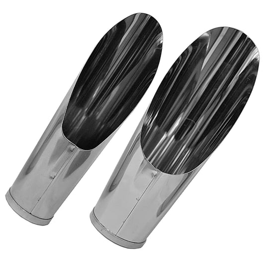 AKOOSY 2pcs Stainless Steel Bonsai Soil Scoops for Succulent Planting and Potting, Small and Medium Gardening Hand Shovels with Soil Filter for Outdoor Cultivation and Lawn Digging
