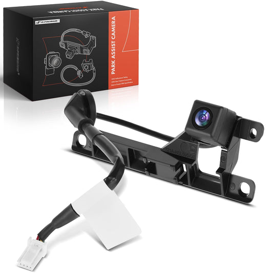 A-Premium Park Assist Camera Rear View Backup Reverse Camera Compatible with Select Nissan Models - 2011-2015 Rogue, 2014-2015 Rogue Select - Replace# 284421VK0A