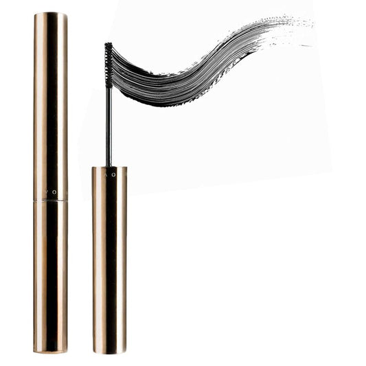 Ultra-Fine Lengthening Waterproof Quick-Dry Mascara, 2026 New 3D Volumizing Mascara, Fine Brush Tip Quick Drying Smudge Proof No Clumping (Black)