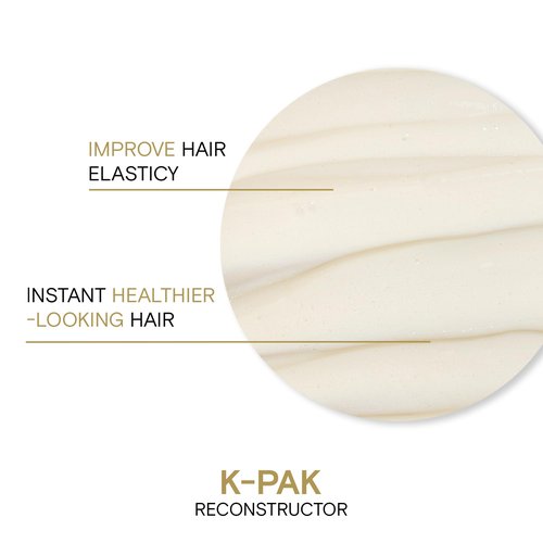 K-PAK Reconstructor Deep-Penetrating Treatment | For Damaged Hair | Repair & Strengthen Strands | Rebuild & Fortify Damaged Hair | Improve Elasticity | With Keratin & Arginine | 8.5 Fl Oz (Pack of 2)