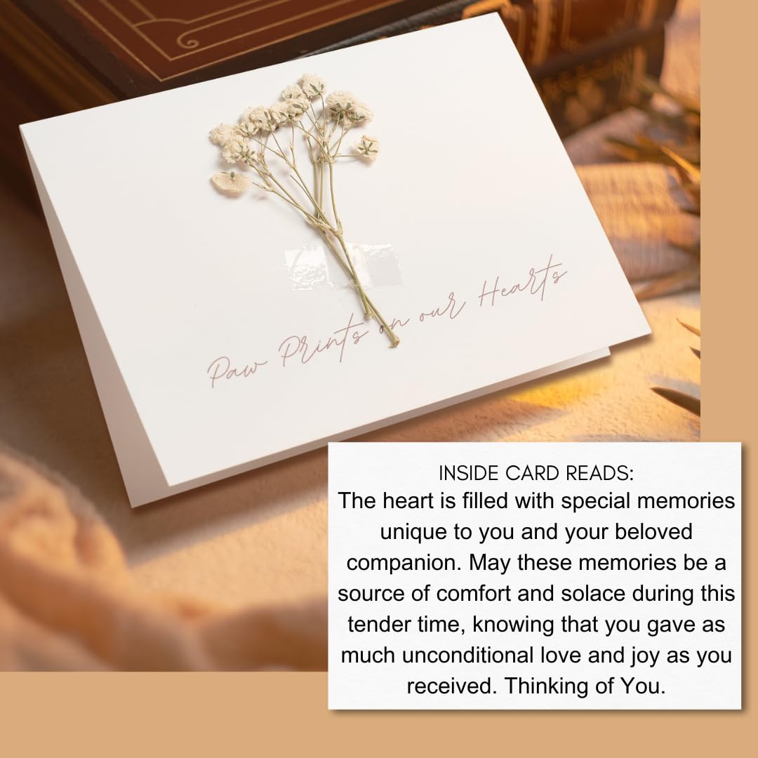 Pet Loss Bereavement Gift Box – Sympathy Gift for Loss of Dog, Pet Memorial Set with Photo Frame, Remembrance Ornament, Memory Candle & Hot Water Bottle, Condolence Comfort Gift for Grieving Pet Owner