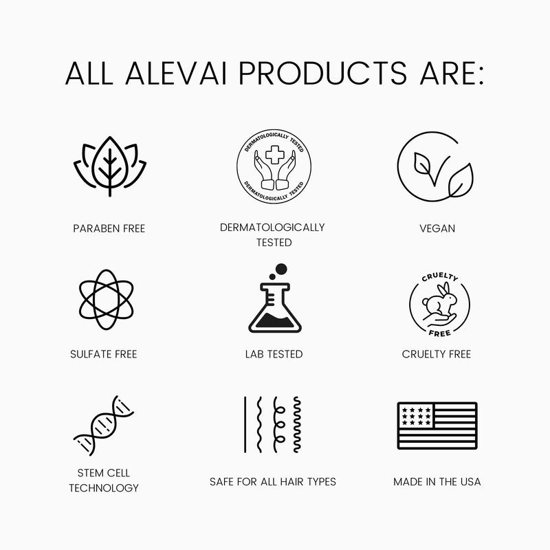 Alevai Stem+ Conditioner | Oily & Dry Scalp Treatment | Repairs, Strengthens, & Nourishes | Safe For Color & Chemically Treated Hair | Sulfate-Free | Paraben & Phthalate Free | Vegan