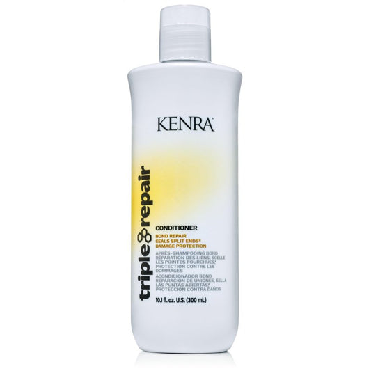 Kenra Professional Triple Repair Conditioner | Targets & Repairs Weak or Broken Bonds | Split Ends | Damaged Hair | Bond Builder | Sulfate-Free | 10.1 fl. oz.