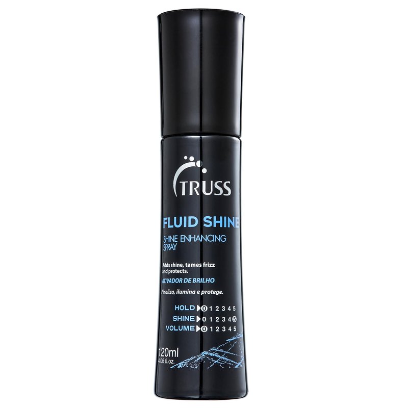 Truss Fluid Shine Spray - Hair Shine Spray Brightens Hair, Increases Hydration, Prevents Split Ends - Frizz Control Formula For Anti-frizz And Anti Humidity - Leaving Hair Shiny And Soft
