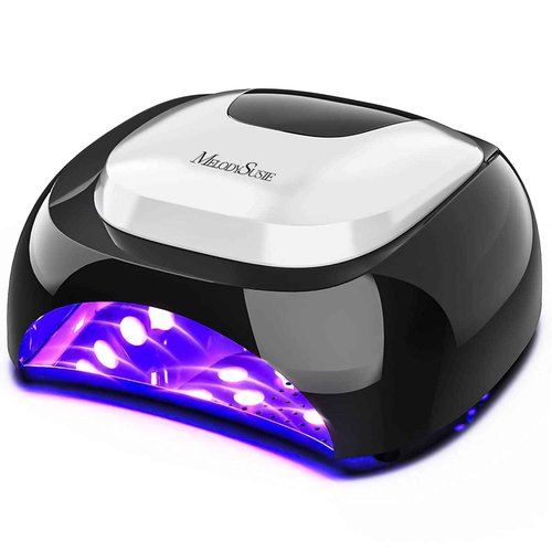 MelodySusie Professional Metal Base UV Nail Lamp, S-Pro27T Fast Curing Nail Dryer with 3 Timers & Smart Sensor for Salon Cures All Gels, Especially Hard, Extension, Acrylic & Chrome Gel Polishes