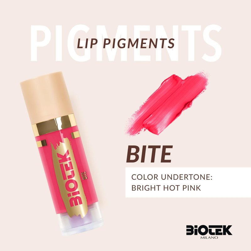Biotek Lip Pigment for Permanent Makeup - Natural Antique Pink Lip Color - Made in Italy - Parfum 0,61 fl.oz.