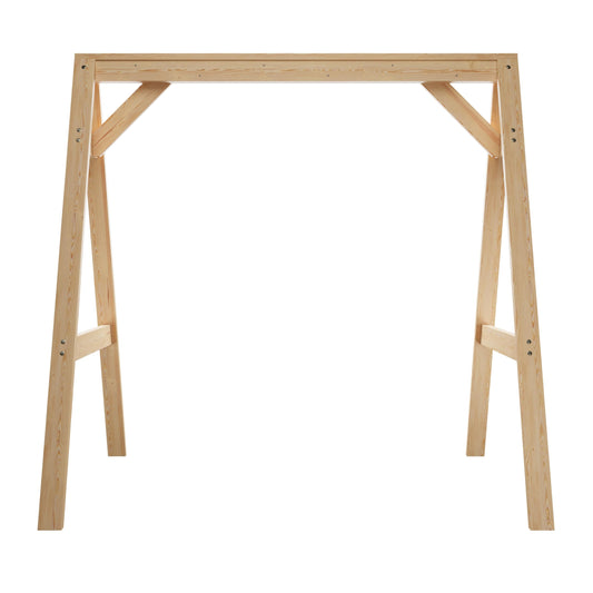 Amish Casual 4/5 Foot A-Frame Porch Swing Stand in Unfinished - Treated Wood Outdoor Stand for Swings, Made in The USA by Amish Craftsmen