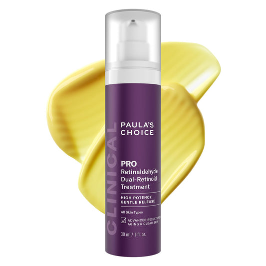 Paula’s Choice Pro Retinaldehyde Dual-Retinoid Advanced Treatment, High Potency Anti-Aging Serum for Breakout-Prone Skin, Radiance & Rough, Bumpy Texture, Fragrance-Free, 0.17 Fl. Oz.