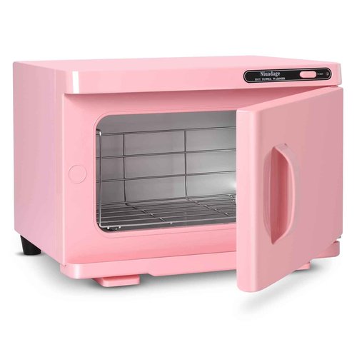 Niuadage Hot Towel Warmer Cabinet 8L, Facial & Spa Towel Warmer Auto Reheat, Perfect for Estheticians - Pink