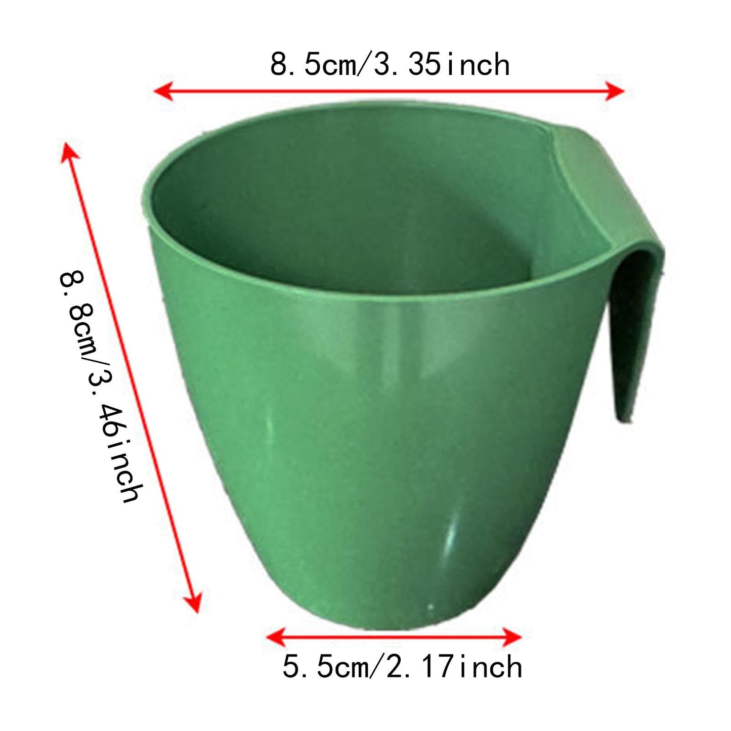Qianly 20 Pieces Strawberry Propagation Cup Seedling Pot Versatile for Transplanting Tool Accessories Side Hanging, Size L