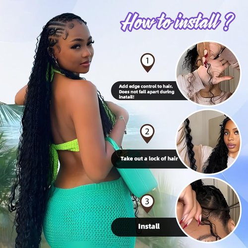 Deep Wave Human Braiding Hair for Boho Braids – 18 Inch 120g 3 Bundles/Pack 99J Burgundy, 100% Unprocessed 12A Brazilian Virgin Hair Bulk, No Weft, Wet & Wavy Curly Knotless Extensions