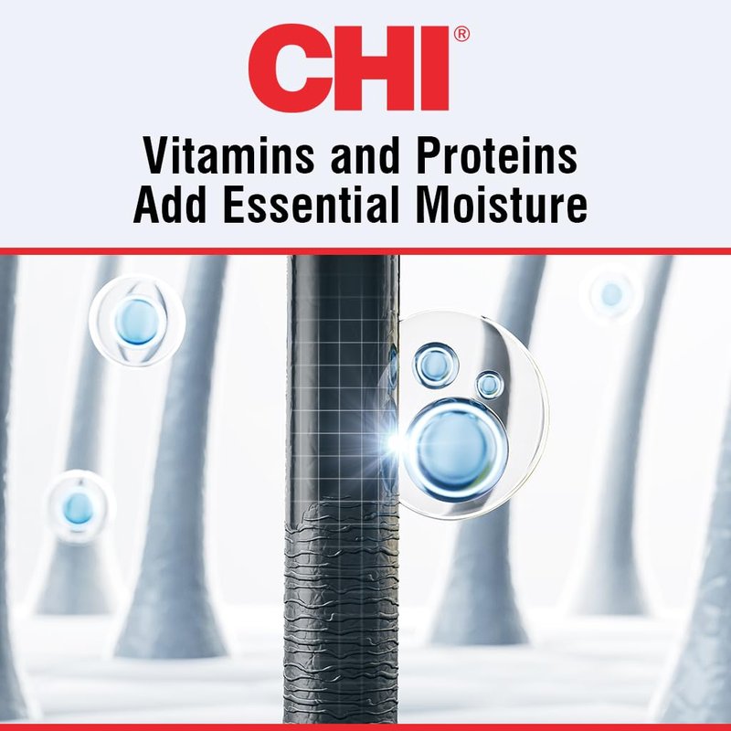CHI 44 Iron Guard Thermal Protection Spray, Nourishing Formula Helps Resist Heat Damage to Hair & Tame Frizz, Clear, 8 Oz, Pack of 2